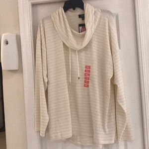 Cowl neck pullover sweater XXL